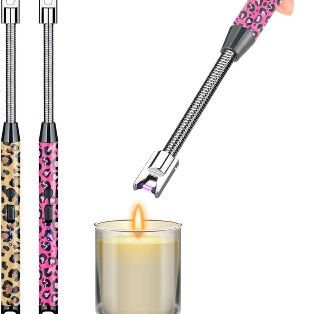 Electric Arc Lighters USB Rechargeable Windproof for Candles BBQ Camping